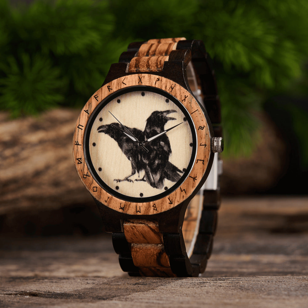 Handmade Wooden Watch - Wooden Watches for Men – Vikingenes ™