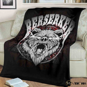 Berserker The Bear Fleece Blanket - vikingenes