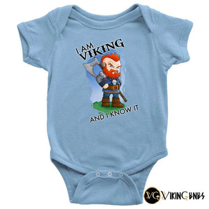 I AM VIKING - Baby Bodysuit - vikingenes