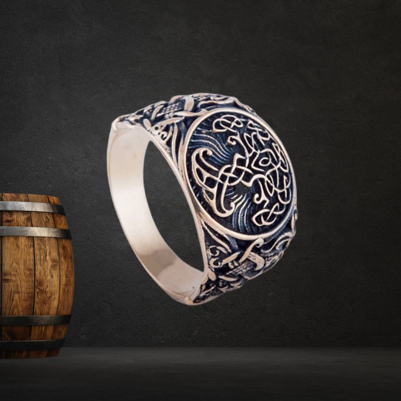 Yggdrasil wood gypsyesque ring