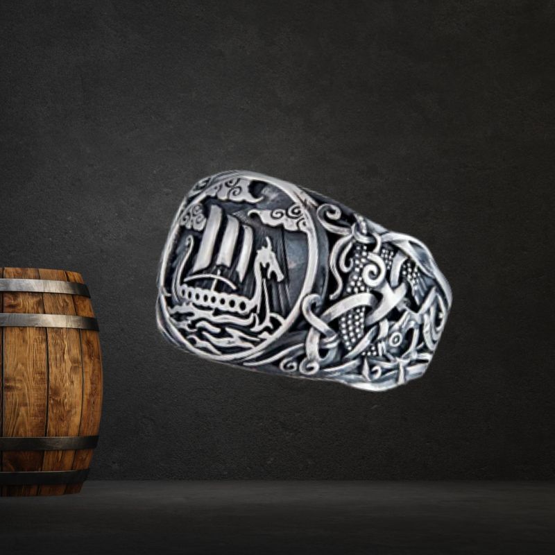 Viking shop ship ring