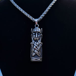 All Father Odin  Decorated Necklace - vikingenes