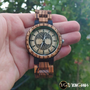 The Great Tree Of Life Wooden Watch - vikingenes