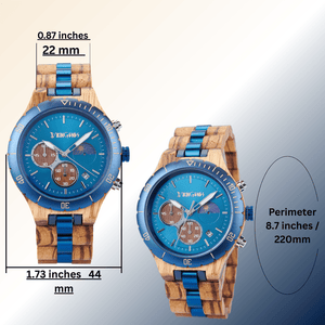 Men’s Engraved Wood Watch