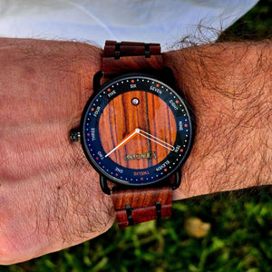 Handcrafted Texas Personalized Wooden Watch