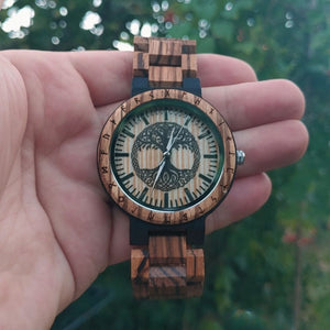 Personalized Tree Of Life Wooden Watch