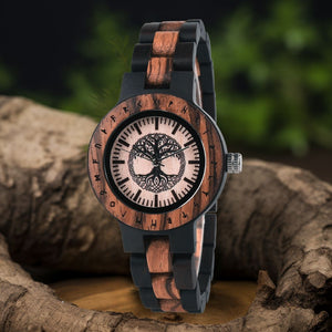 Personalized Women Tree Of Life Handmade Wooden Watch