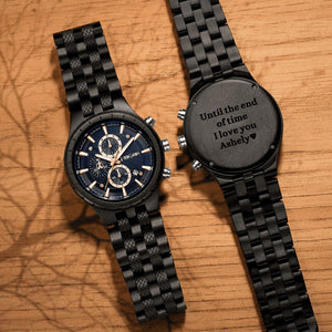 Handcrafted Phoenix Personalized Wooden Watch