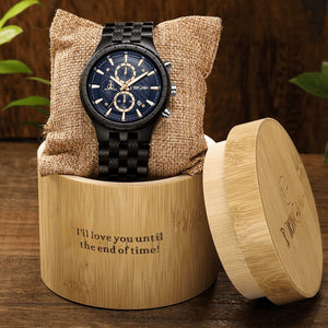 Handcrafted Phoenix Personalized Wooden Watch