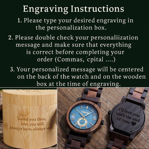 Personalized Brooklyn Wooden Watch