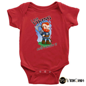I AM VIKING - Baby Bodysuit - vikingenes
