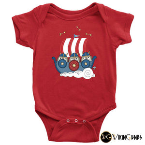 Viking Long Ship -  Baby Bodysuit - vikingenes
