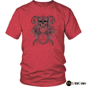 Viking Skull T Shirt - vikingenes