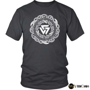 Valknut Symbol T Shirt - vikingenes