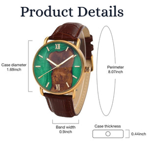 Personalized Toscana Handmade Watch - vikingenes