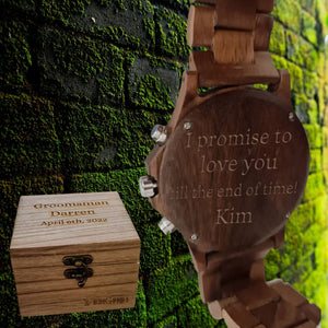 London - Handmade Wooden Watch - vikingenes