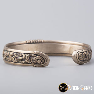Jelling Style Bronze Arm Ring - vikingenes