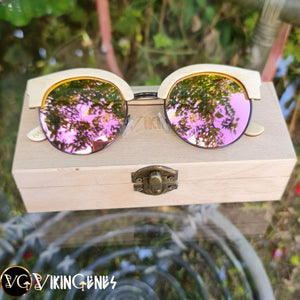 Handmade Women's Wooden Sunglasses - vikingenes