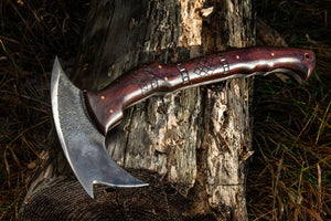 Hand Forged Custom Tomahawk Axe - vikingenes