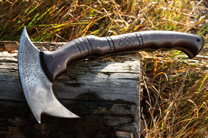 Hand Forged Custom Tomahawk Axe - vikingenes